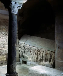 Merovingian Art: Tomb of Agilbert