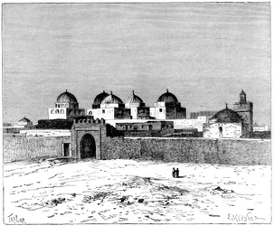 The Mosque of the Swords, Kairwan, c1890