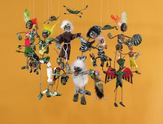 Day of the Dead figures, from Oaxaca