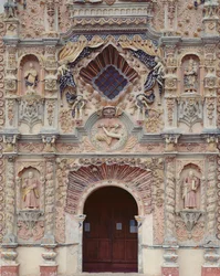 Facade of the Franciscan Mission Church of Saint Francis, 1754-62