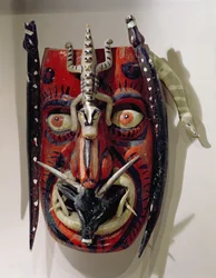 Mask of a deer used by the Mayo peoples of the Sonora and Sinaloa States of Mexico for the Dance of the Deer or Pascola