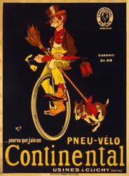 As Long as I Have a Continental Bicycle Tire, c. 1900