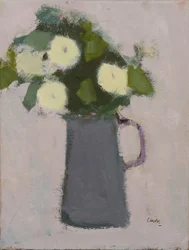 White Flowers, Grey Jug