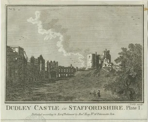 Dudley Castle (copper-plate engraving)