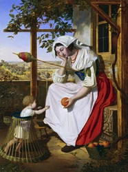 Italian Woman with Child