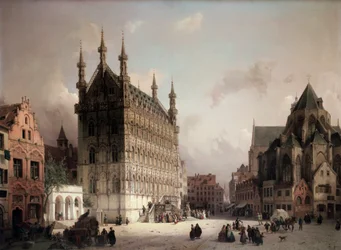 The Town Hall of Louvain