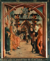 Saint Wolfgang heals the possessed woman
