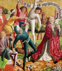 The Stoning of St. Stephen, from the Altarpiece of St. Stephen, c.1470