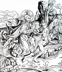 The Creation of Adam and Eve from the Nuremberg Chronicle