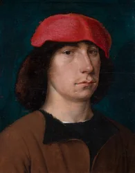 A Young Man in a Red Cap