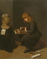 Boy Drawing a Bust of the Roman Emperor Vitellius