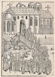 Christ Greeting a Pilgrim, c. 1491