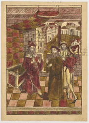 The Three Wise Men before Herod