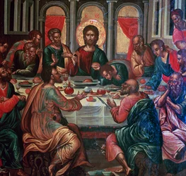 Ikon Painting of the Last Supper