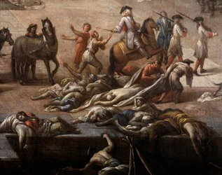 View of the Town Hall of Marseille During the Plague of 1720