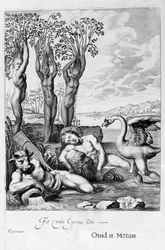 Cygnus transformed into a swan and Phaetons sisters into poplars, 1655