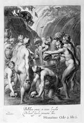 The Danaides condemned to fill bored vessels with water, 1655