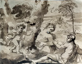 Love, a Shepherd and a Nymph