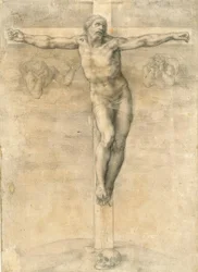 Crucifixion with Two Angels