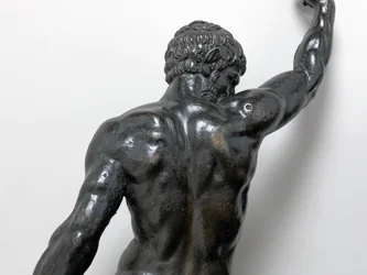 Nude bacchants riding panthers
