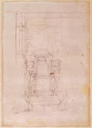 Preparatory Drawing for the Tomb of Pope Julius II