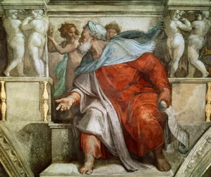 Prophets and Sibyls: Ezekiel (Sistine Chapel ceiling in the Vatican)