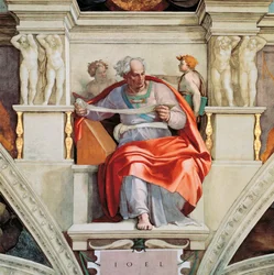 Prophets and Sibyls: Joel Sistine Chapel ceiling in the Vatican, 1508-1512