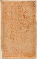 Seated Male Nude