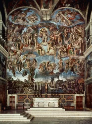 Sistine Chapel with the Retable of the Last Judgement
