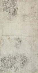 Study for The Last Judgment (verso)