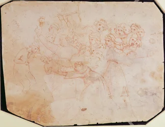 Study for the Massacre of the Innocents (recto)