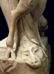 The Drunkenness of Bacchus, detail of a panther