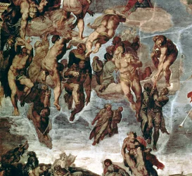 The Righteous Drawn up to Heaven (detail)