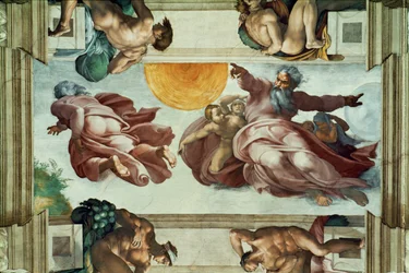 The Sistine Chapel; Ceiling Frescos (post restoration)