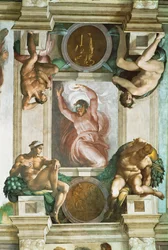 The Sistine Chapel; Ceiling Frescos (after restoration)