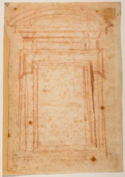 Window Sketch for the New Sacristy