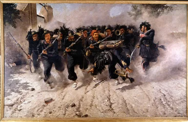 The Charge of the Bersaglieri at Porta Pia on September 20