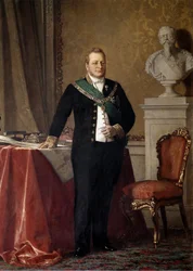 Portrait of Camillo Benso, Count of Cavour, Italian politician