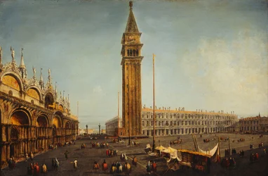 The Piazza San Marco, Venice, from the Torre dell