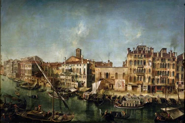 View of the Canal Grande from the Fondamenta Del Vin
