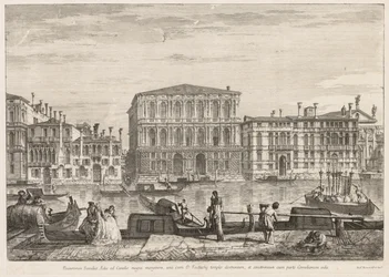 Views of Venice: Palazzo Pesaro, 1741