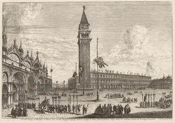 Views of Venice: Piazza and Piazzetta, 1741