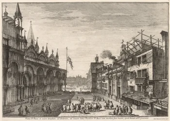 Views of Venice: Piazzetta S. Basso, 1741