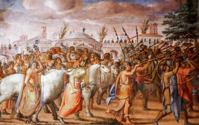 Triumph of the Consul Lucius Aemilius Paulus over Perseus King of Macedonia (detail)