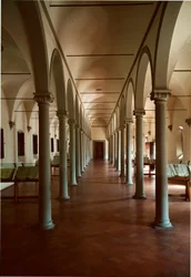 Library of the convent of San Marco in Florence, Italy