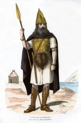 Warrior, possibly Gallic or Frankish, 1882-1884