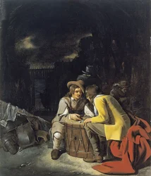 Soldiers Playing Dice