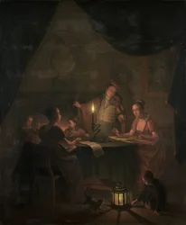 A Musical Party by Candlelight