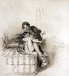 The Artist and the Gypsy Model, plate 17 from 