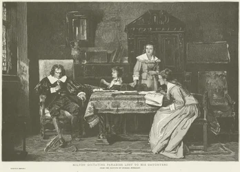 John Milton Dictating Paradise Lost to His Daughters
